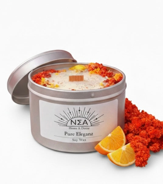 Pure Eleganz – Vegane Duftkerze aus Sojawachs