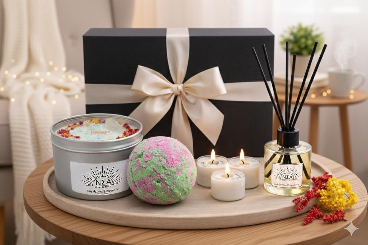 Wellness & Ritual-Set Eukalyptus-Bergamotte & Frische Energie