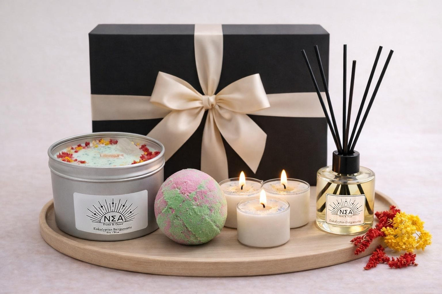 Wellness & Ritual-Set Eukalyptus-Bergamotte & Frische Energie