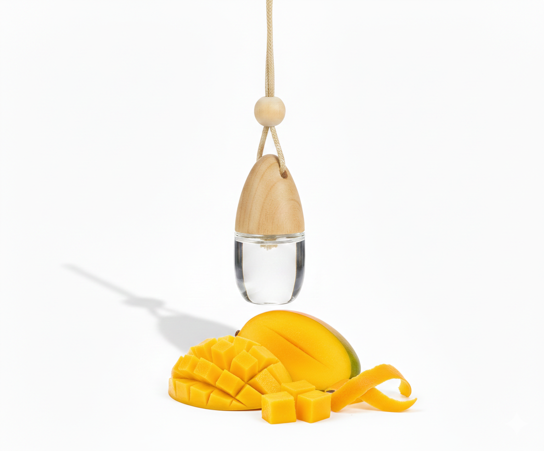 Mango-Himbeere -Natürlicher Duft mit Holzdeckel