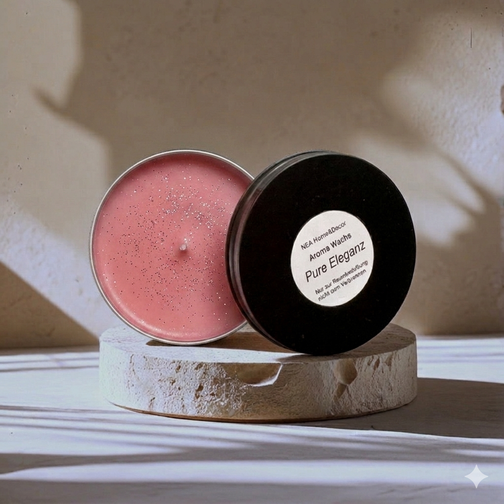 Aroma Wachs Pure Eleganz – veganes Sojawachs Duftwachs | natürliche Raumbeduftung – NEA Home & Decor