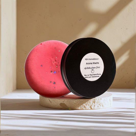 Aroma Wachs Apfelkuchen-Zimt – veganes Sojawachs Duftwachs | natürliche Raumbeduftung – NEA Home & Decor