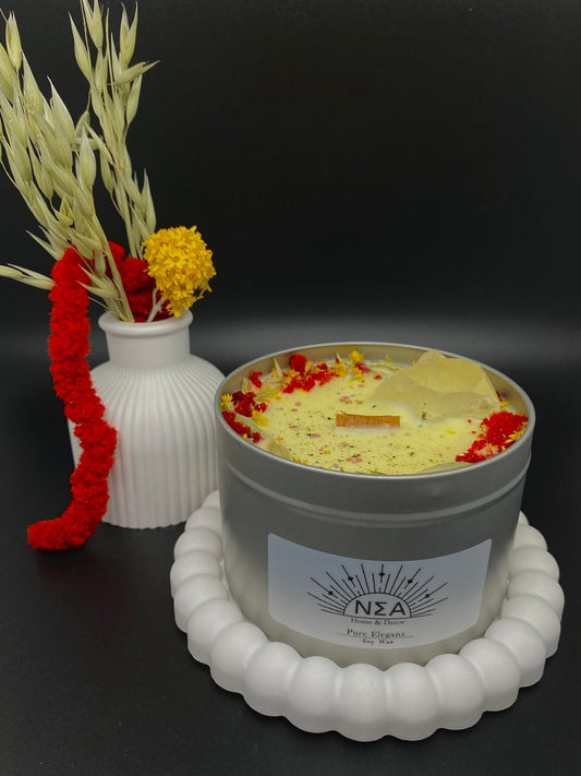 Bergkristall Kerze XL Pure Eleganz